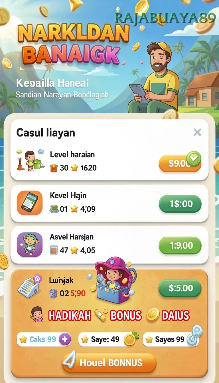 Galeri pratinjau visual rajabuaya89 build APK resmi terbaru